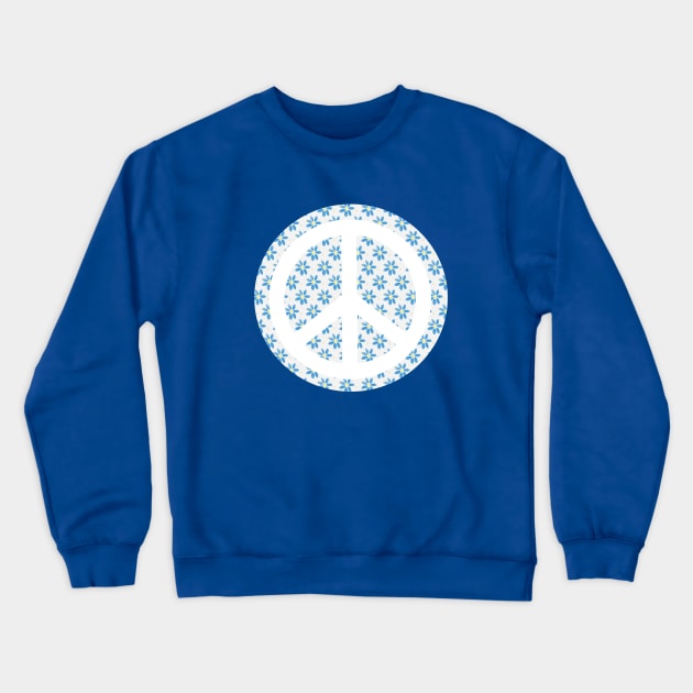 PEACE Sign For Flower Children Crewneck Sweatshirt by SartorisArt1